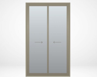 Cửa sổ nhôm Maxpro mở lùa trượt 2 cánh phong cách châu âu hệ 65